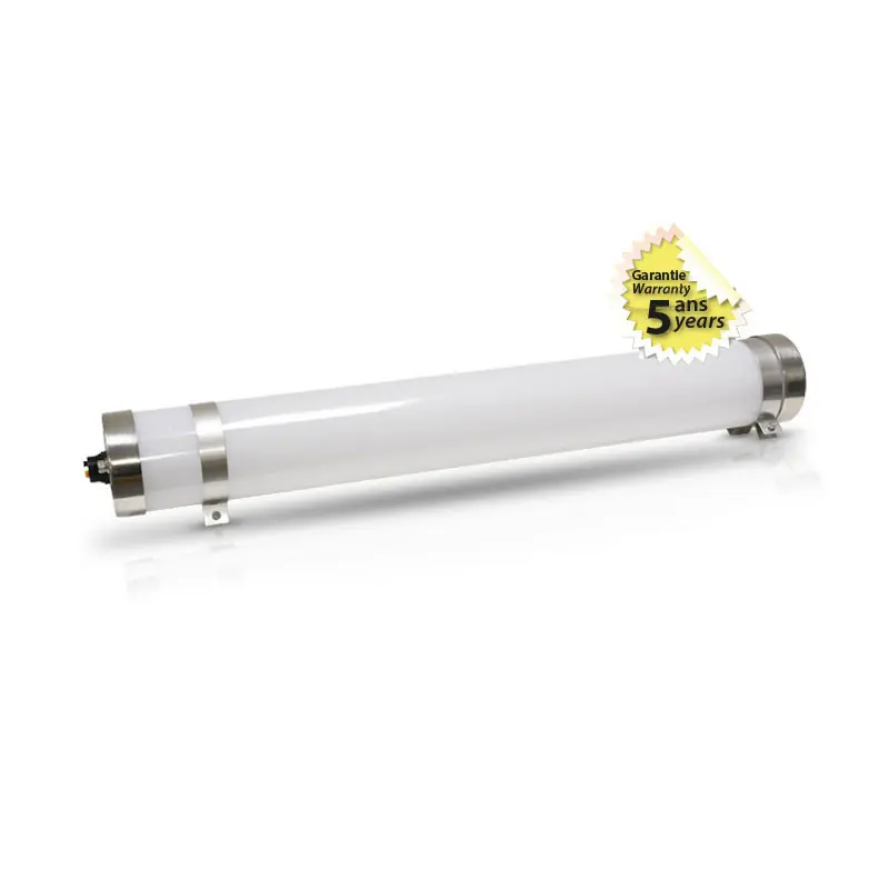 TUBULAIRE LED INTÉGRÉES OPALE TRAVERSANT 40W 5100LM 3000K GARANTIE 5 ANS