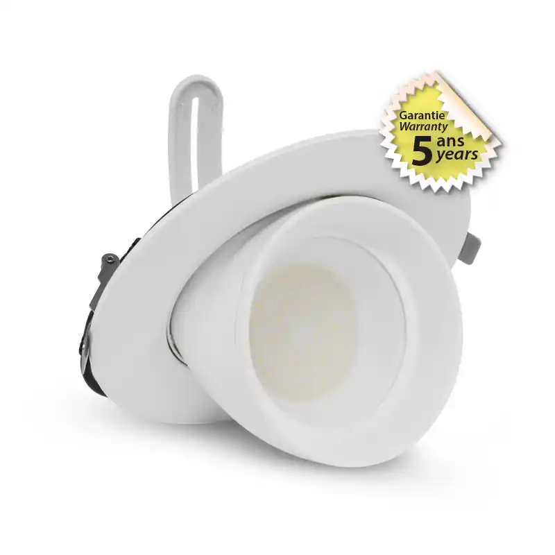 LED PLAFOND CIRCULAIRE ORIENTABLE 38 W CCT BLANC 5 ANS