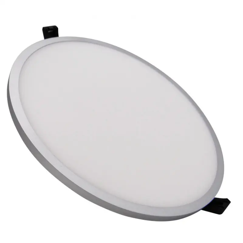 Spot semi Encastrable 30w LED rond gris 3300 lumens 4000k