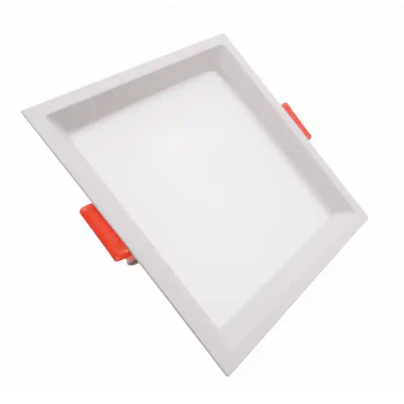 Spot Encastrable 20w LED cct carré blanc 2400 lumens 200x200mm