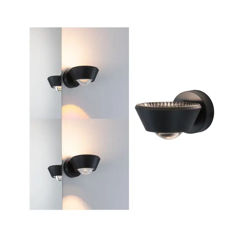 Applique Sabik IP44 13W Noir