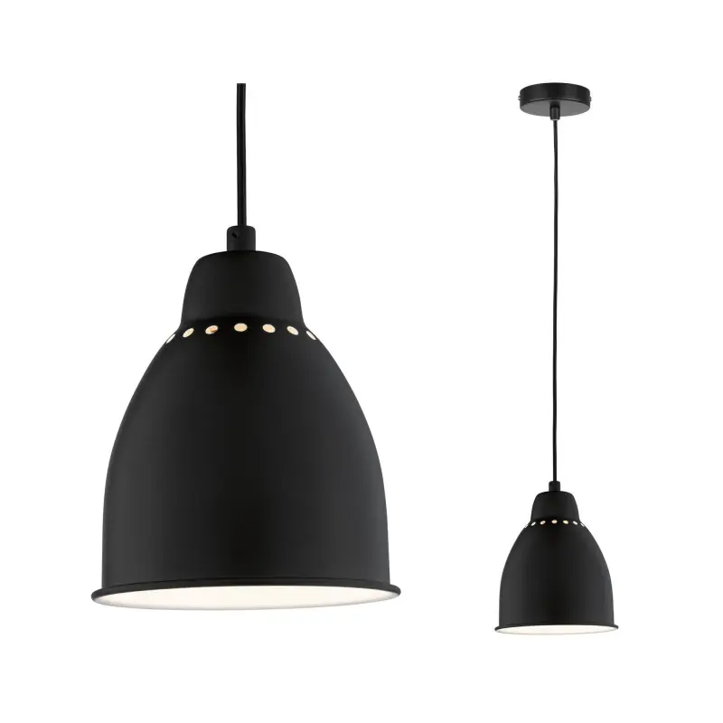 Suspension Hilla max40W E27 Noir