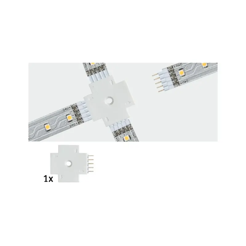 MaxLED X-Connector blanc plastique