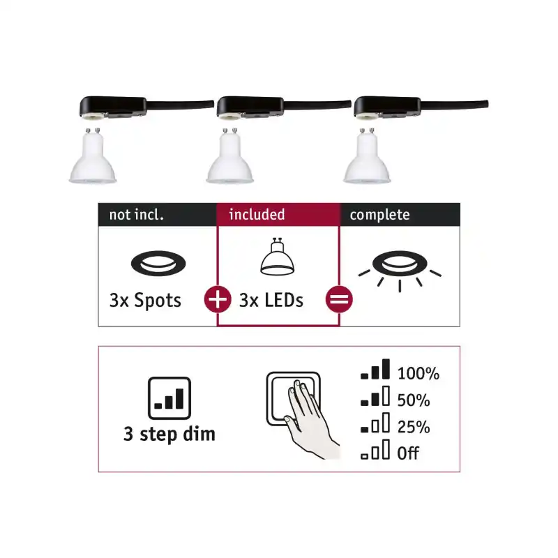 ENC Choose kit 3 GU10 3step