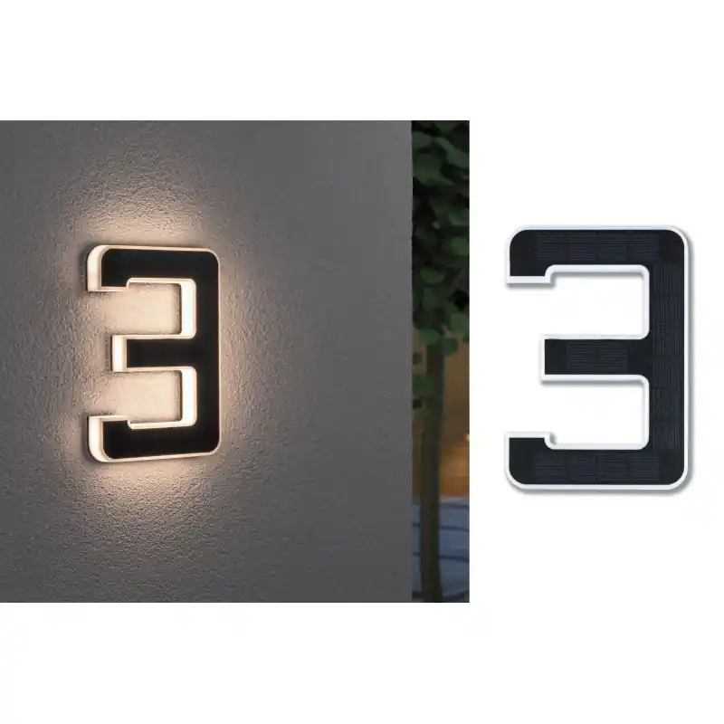Numéro de maison extérieur sol