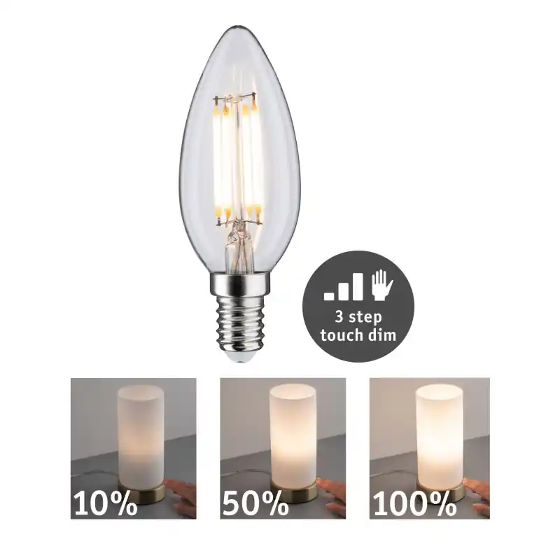 LED Fil sphérique 432lm E14 Clair