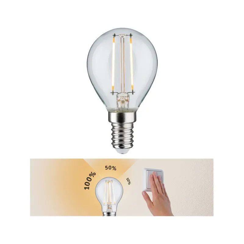 LED sphérique 2,5W E14 230V