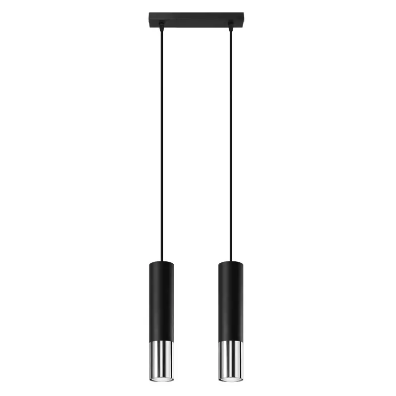 Suspension LOOPEZ 2 noir/chrome