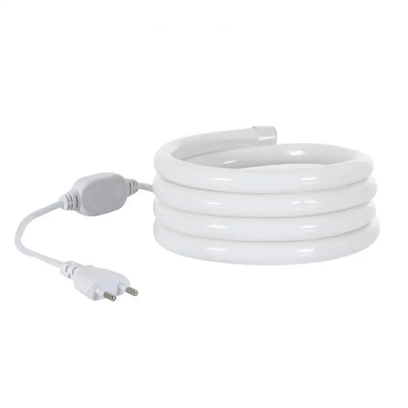 Ruban led 220v néon 360 flexible orange ip67 ultra lumière étanche enseigne extérieur