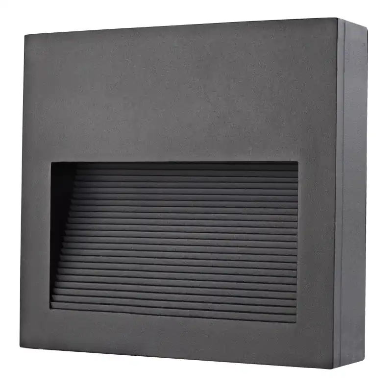 Encastré mural SLIM IP65 LED SMD 9W 3000K Anthracite