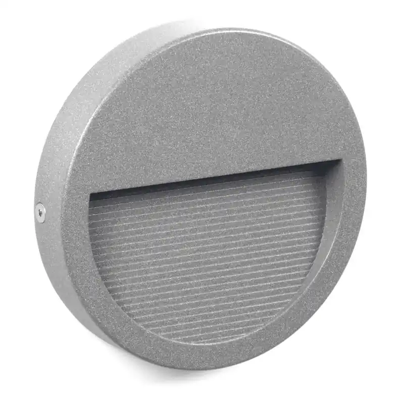 Encastré mural SLIM IP65 LED SMD 4W 4000K Gris