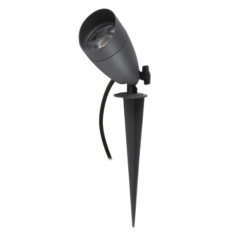 Projecteur TERRA IP65 LED COB AC 6W 4000K Anthracite