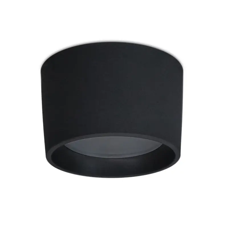Plafonnier MIST IP55 GX53 LED Bulb 10W 3000K Noir