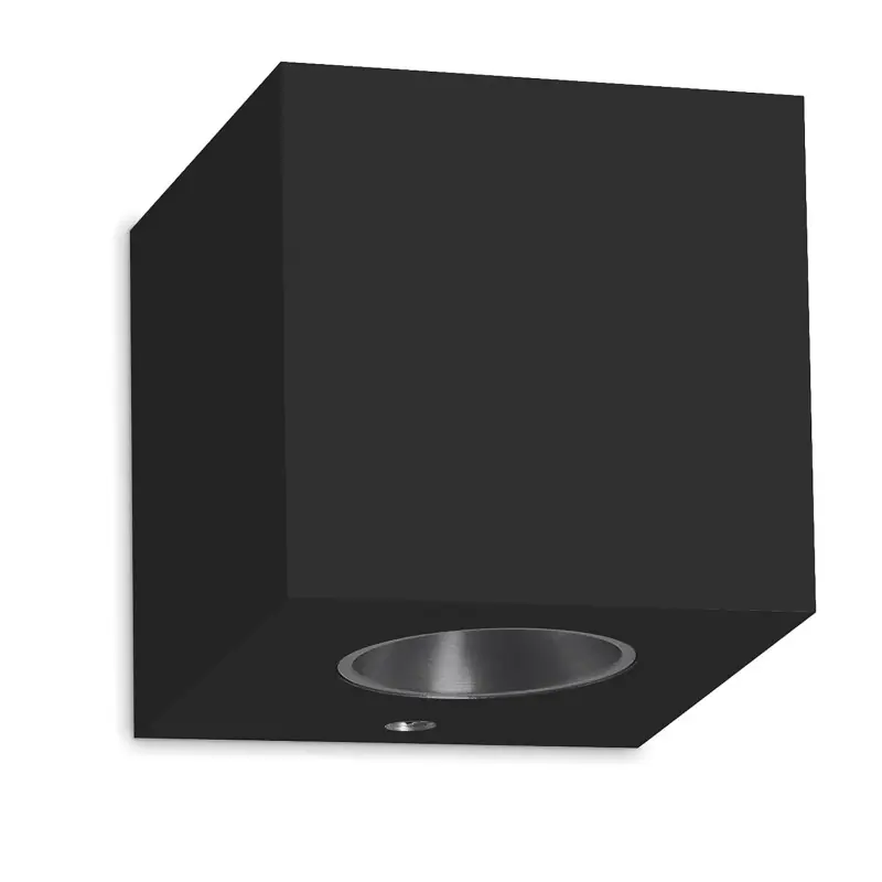 Applique BRICK LED SMD 2x3W 3000K Noir