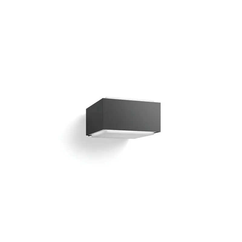 Applique extérieur Philips cube aluminium ip44 culot e27