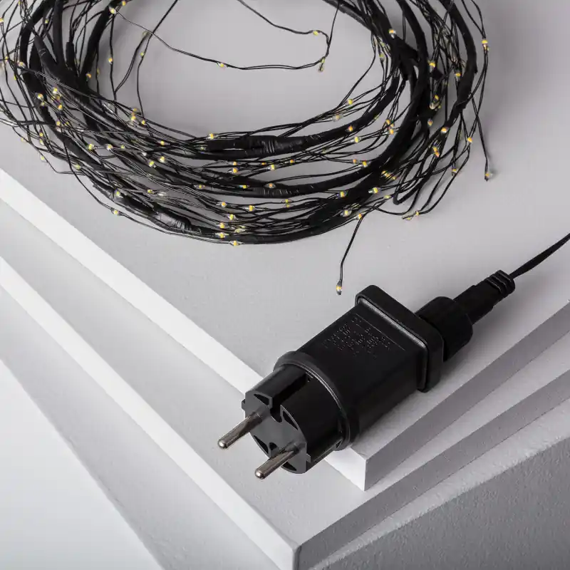 Guirlande 1.5m lumineuse led 220v ip44 décoration 3000k