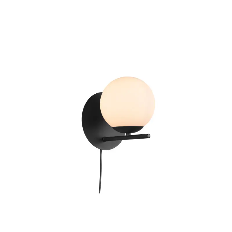 Applique Intérieur Métal noir mat 230V.