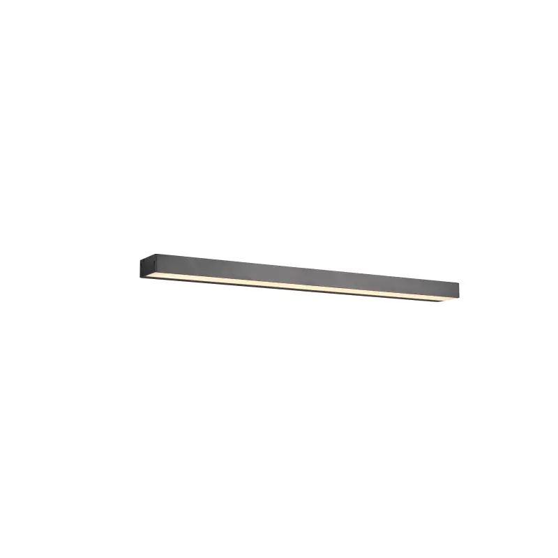 Applique Intérieur Aluminium noir mat 230V. LED 3000K 1400lm.