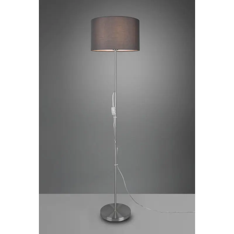 Lampadaire Intérieur Métal Nickel mat 230V.