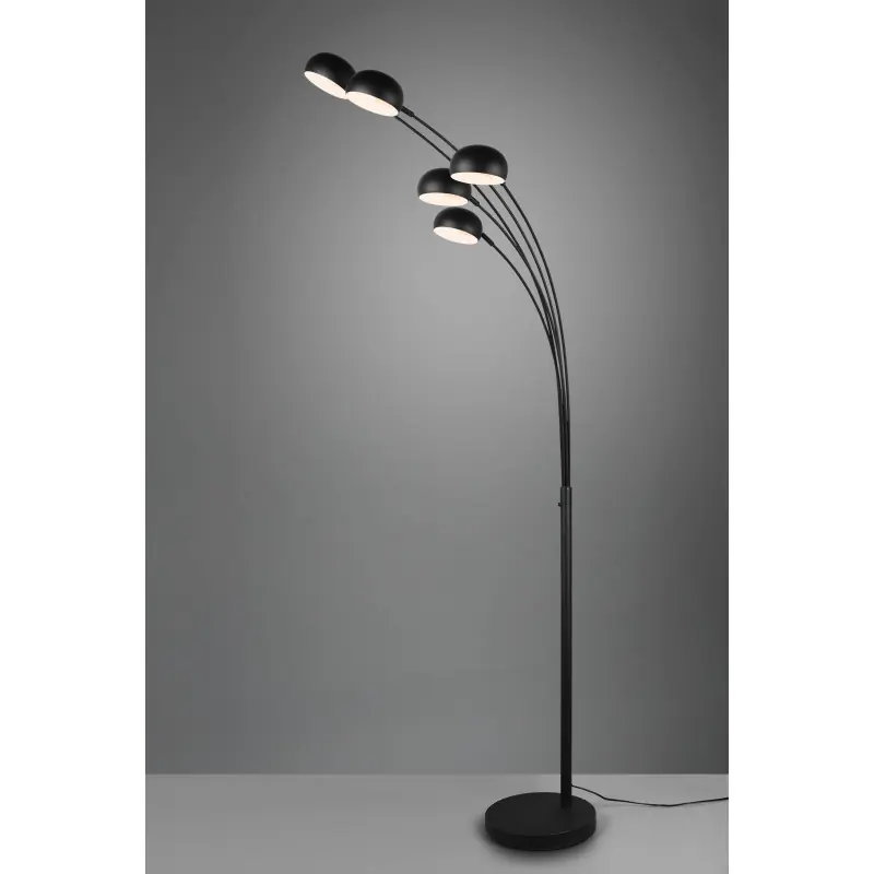 Lampadaire Intérieur Métal noir mat 230V.