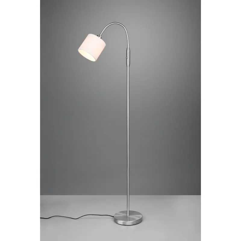 Lampadaire Intérieur Métal Nickel mat 230V.