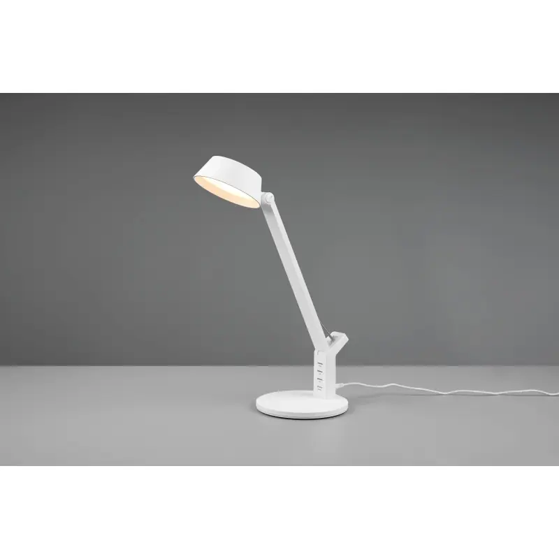 Lampe de table Intérieur Plastique Blanc mat 230V. LED 3000+4000+6300K 600lm.