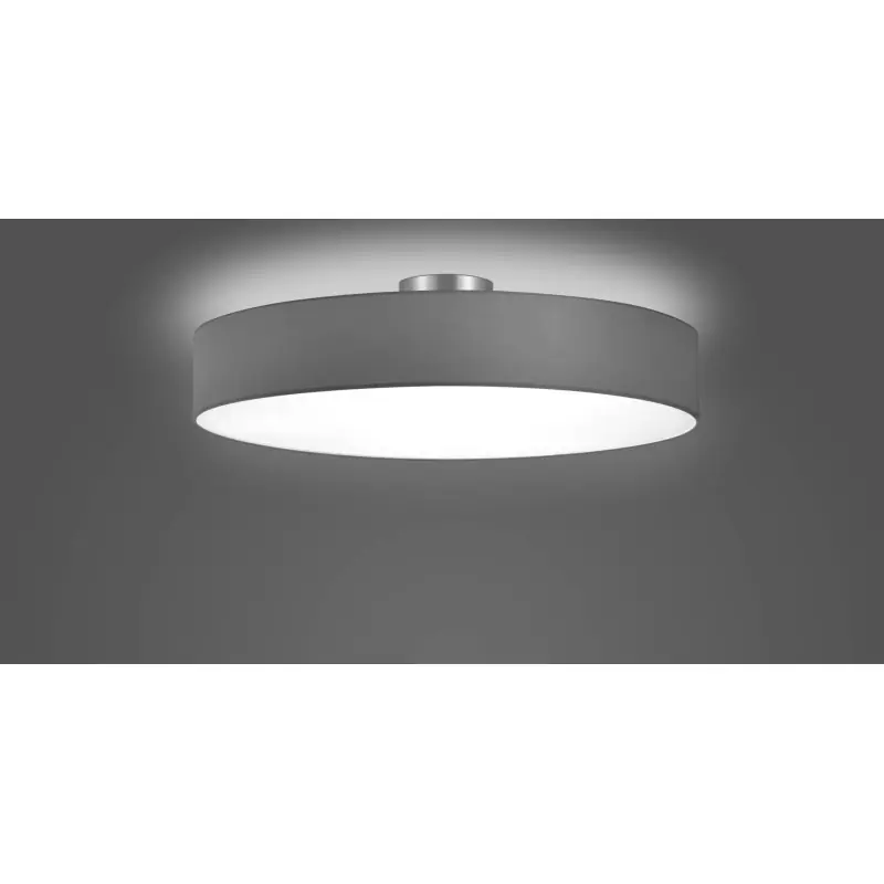 Plafonnier Intérieur Métal Nickel mat 230V.