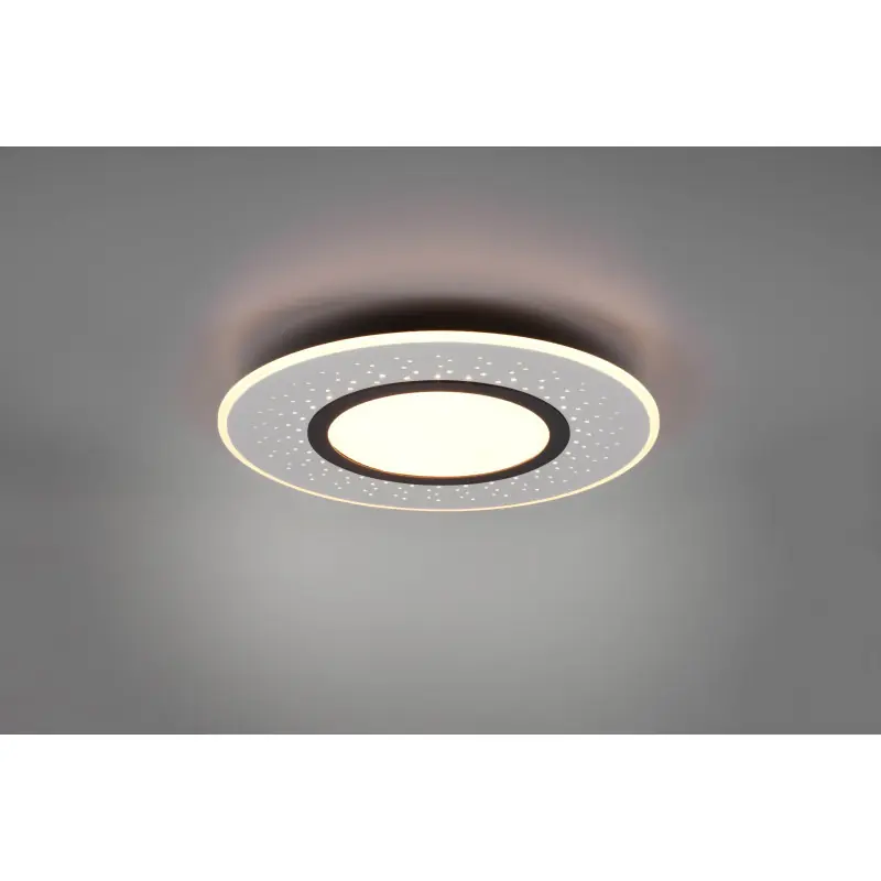 Plafonnier Intérieur Métal Nickel mat 230V. LED 2700 - 6500K 5300lm.
