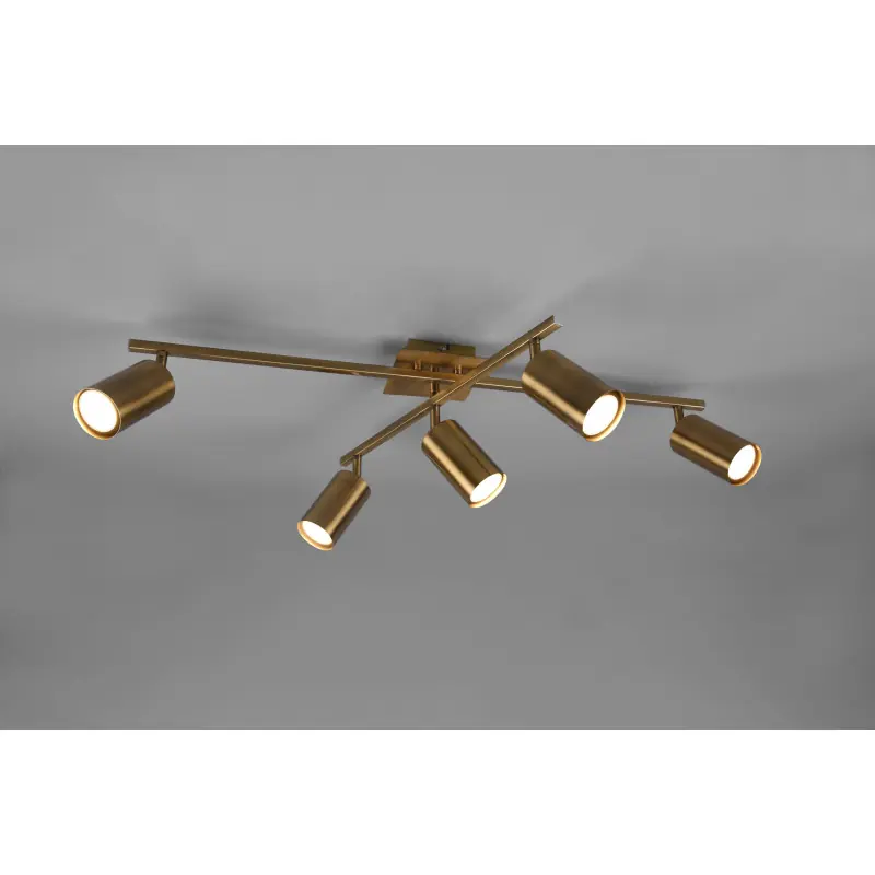 Plafonnier Intérieur Métal laiton fumé 230V.