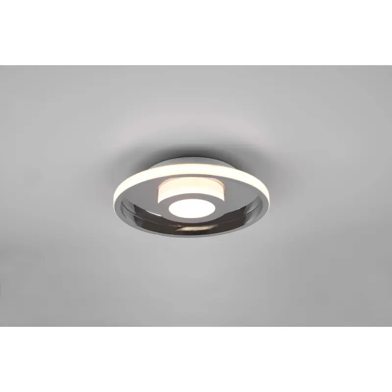 Plafonnier Intérieur Métal chrome 230V. LED 3000K 3200lm.