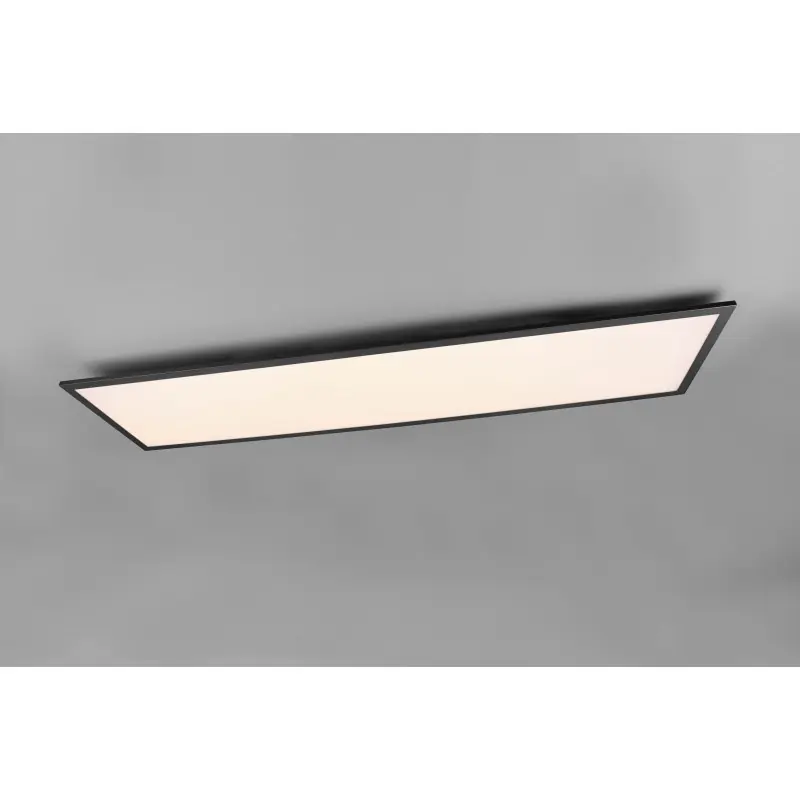 Plafonnier Intérieur Métal noir mat 230V. LED 3000K 4200lm.