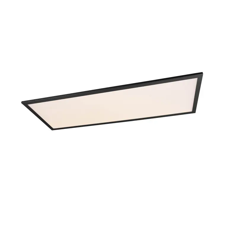 Plafonnier Intérieur Métal noir mat 230V. LED 3000K 4000lm.