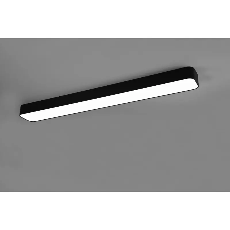 Plafonnier Intérieur Métal noir mat 230V. LED 2700 - 6500K 3800lm.
