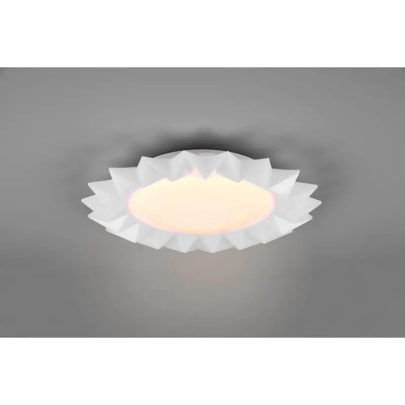 Plafonnier Intérieur Plastique Blanc 230V. LED 2700 - 5500K 1400lm.