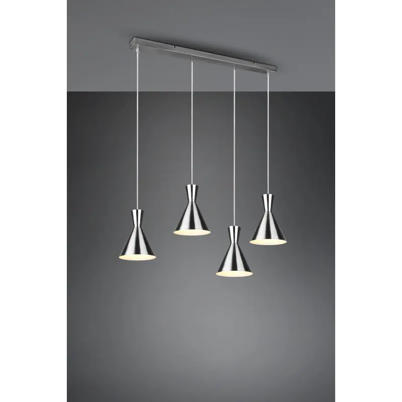 Suspension Intérieur Métal Nickel mat 230V.