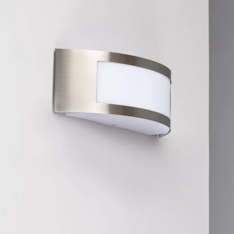Applique murale extérieur inox culot e27-ip44-220v-moderne
