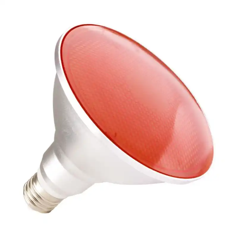 Ampoule led culot e27 par38-exterieur rouge