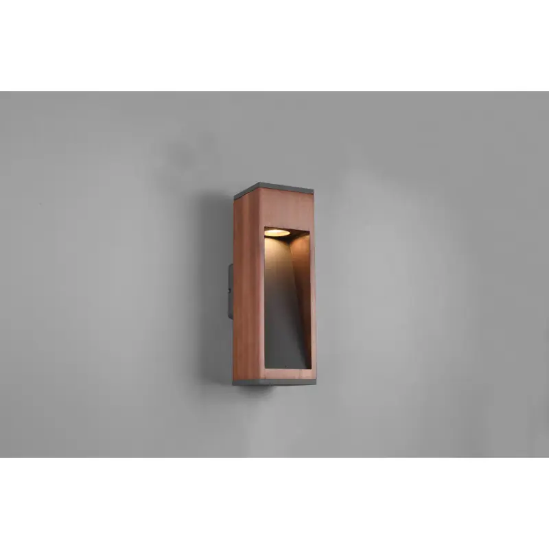 Applique murale extérieure en bois CANNING culot gu10 ip44