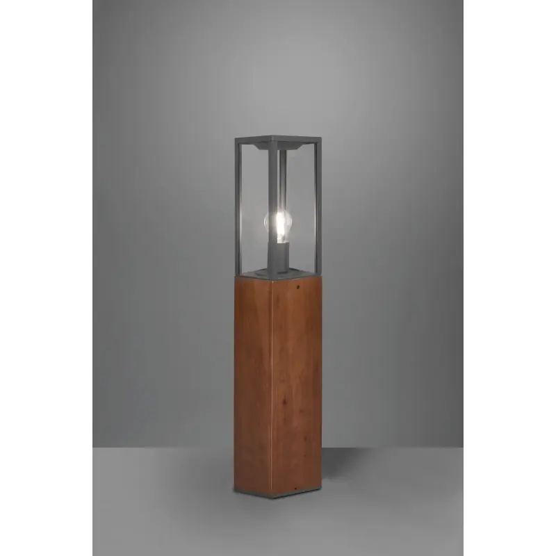 Potelet GARONNE borne bois 80cm culot e27
