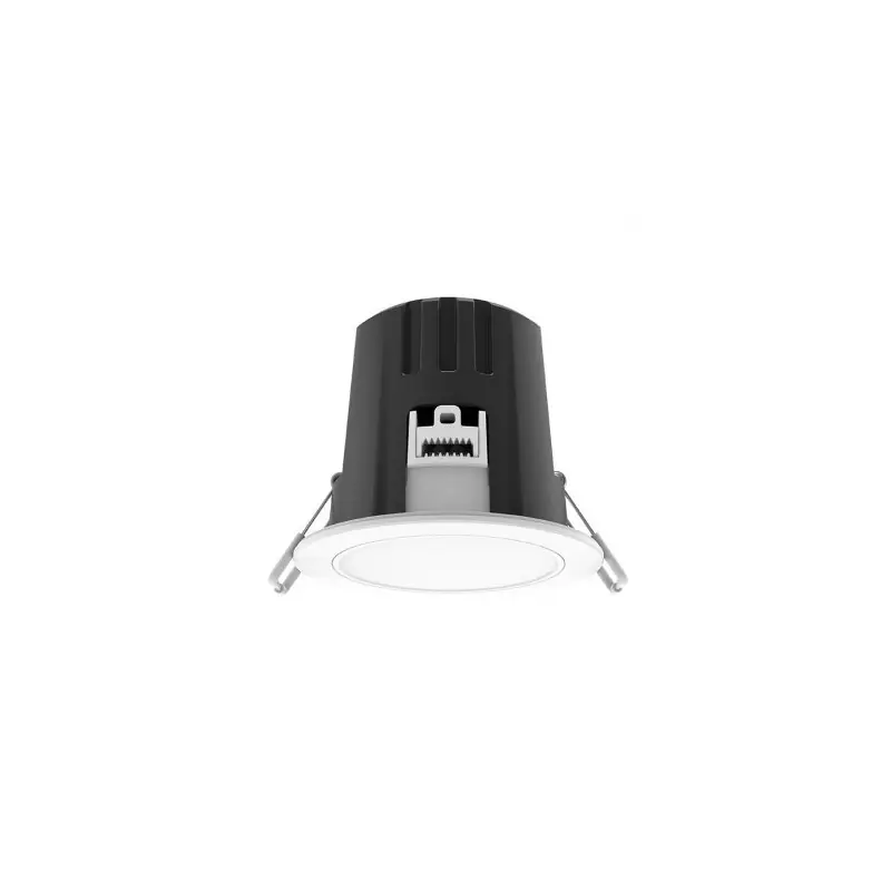Spot 5w led encastrable ip65 recouvrable rond blanc 87mm 3000k