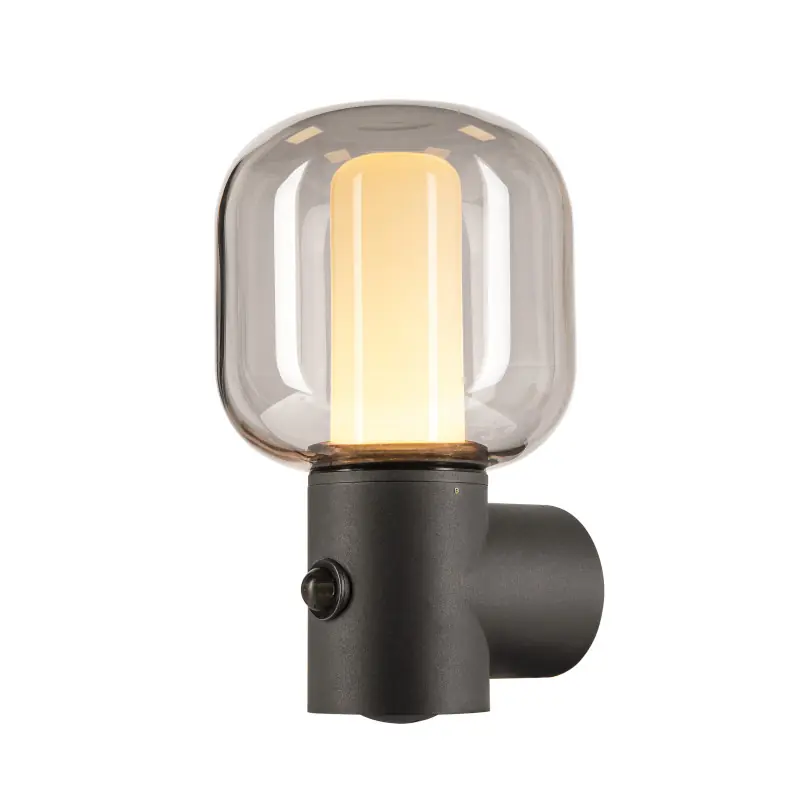 OVALISK SENSOR, applique extérieure, anthracite, LED, 9,6W, 3000/4000K, IP65, détecteur de mouvement, interrupteur CCT