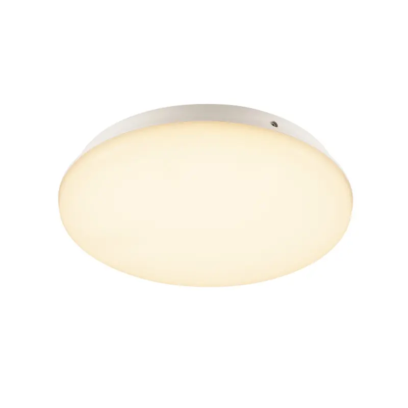 SIMA, applique et plafonnier intérieur, rond, blanc, LED, 24W, 3000K, IP44, plastique recyclé, détecteur de mouvement