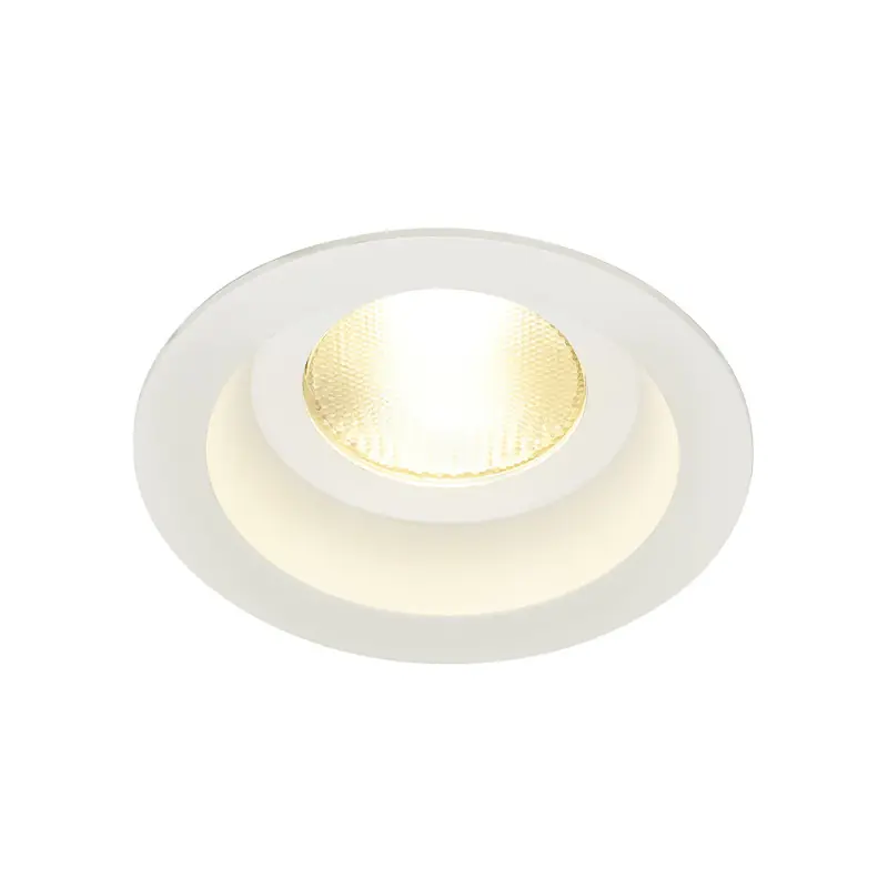 CONTONE®, encastré de plafond intérieur, rond, fixe, blanc, LED, 16W, 2000K-3000K, IP44, Dim to warm, variable
