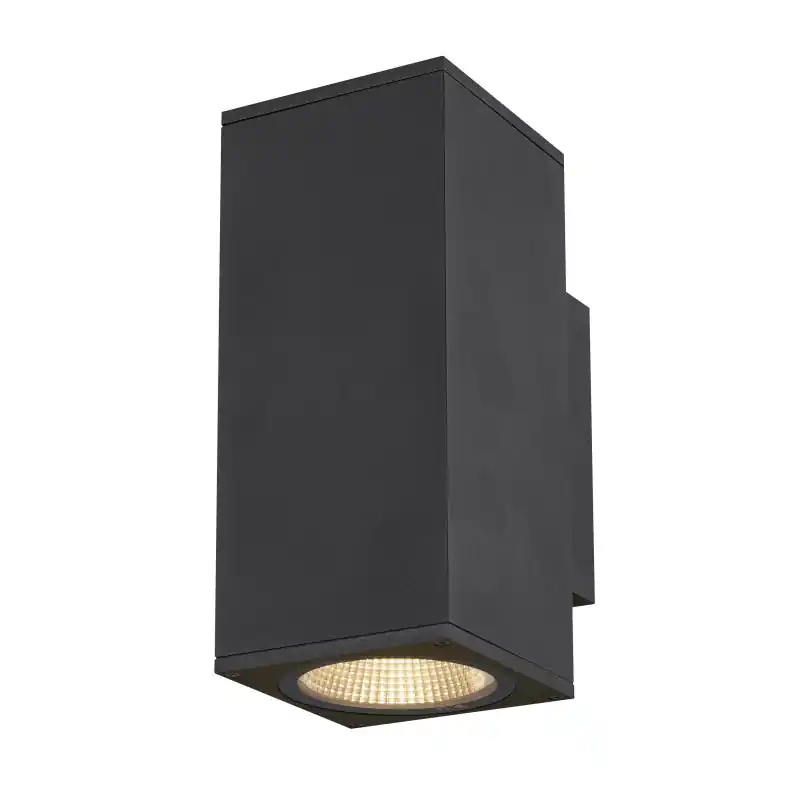 ENOLA SQUARE M UP/DOWN, applique extérieure, carré, M, anthracite, LED, 19W, 3000K/4000K, IP65, up/down