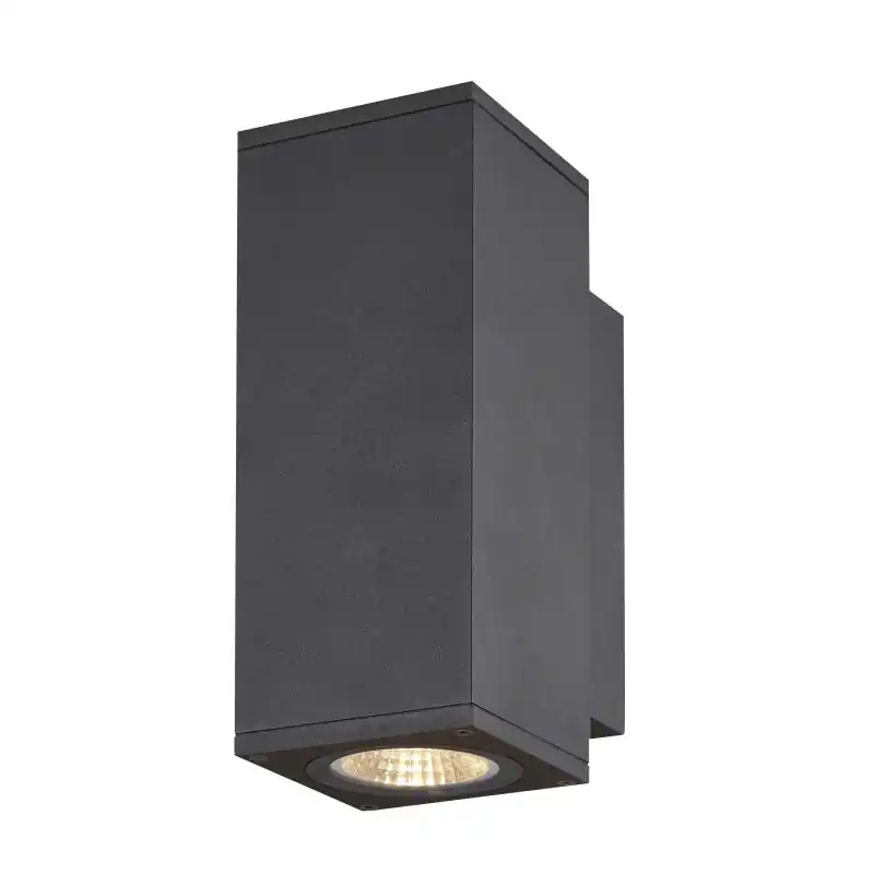 ENOLA SQUARE S UP/DOWN, applique extérieure, carré, S, anthracite, LED, 7W, 3000K/4000K, IP65, up/down