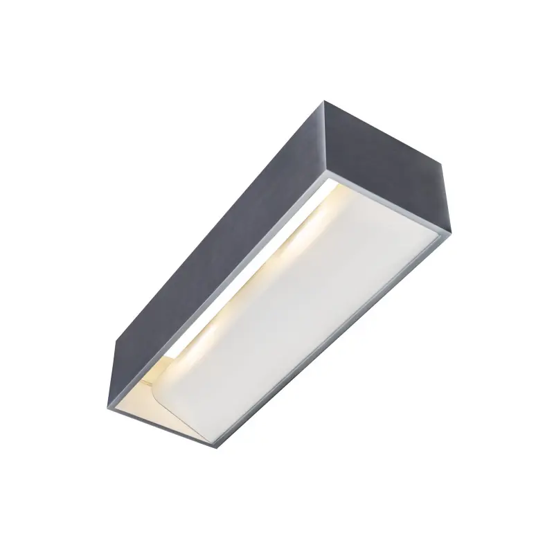 LOGS IN L, applique intérieure, rectangulaire, alu/blanc, LED, 19W, 2000-3000K, variable, Dim to warm