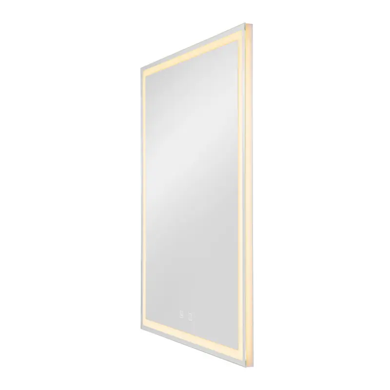 TRUKKO, applique intérieure, miroir, rectangulaire, argent, LED, 25W, 3000/4000/6500K, IP44, variable