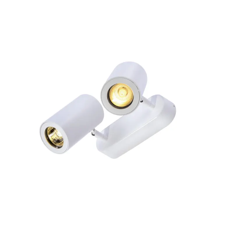 ENOLA B, applique et plafonnier intérieur, double, blanc, GU10/QPAR51, 2x 50W max, inclinable à 100 deg