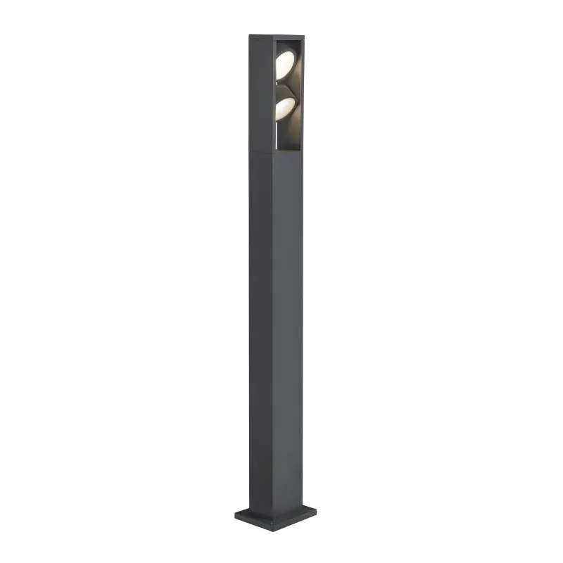 ESKINA FRAME 125, borne extérieure, double, anthracite, LED, 27W, 3000/4000K, IP65, interrupteur CCT