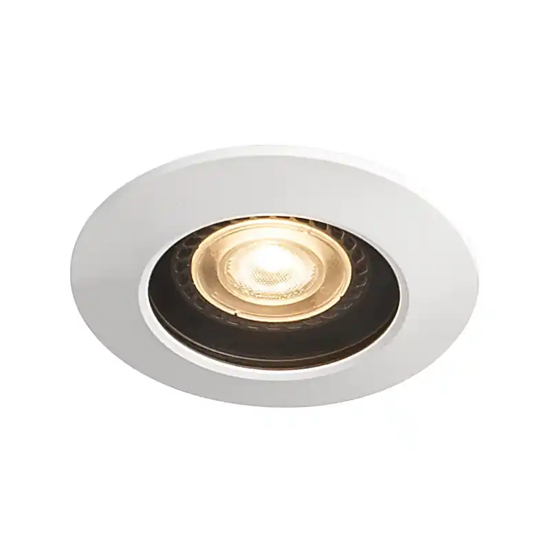 VARU, encastré de plafond intérieur/extérieur, blanc, GU10/LED GU10 51mm, 5W max, IP20/IP65, RT 2012